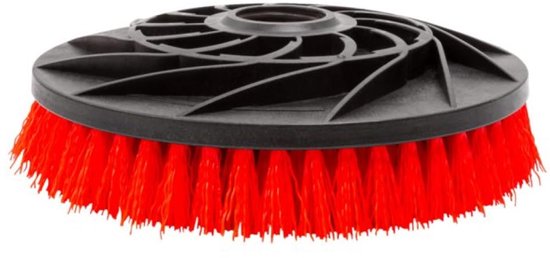 Dubbele harde borstel (rood), één maat