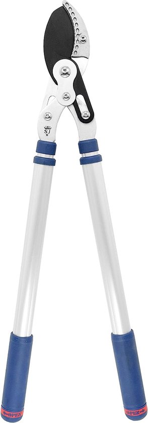 Dubbele samengestelde Telescopische aambeeld snoeischaar-Zilver van Silverline