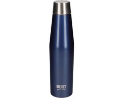 Dubbelwandige Thermosfles, 0.54 Liter, Blauw - BUILT New York - Perfect Seal van BUILT New York