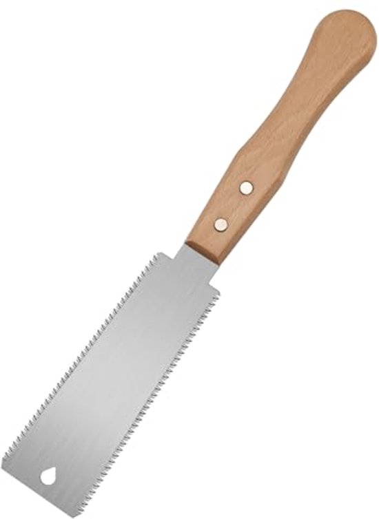 Dubbelzijdige houtzaag - Japanse trekzaag van 15 cm voor houtbewerking van Kirschen