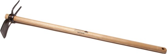 Dubbelzijdige tuinschoffel met essen steel "edge" 80cm van DeWit
