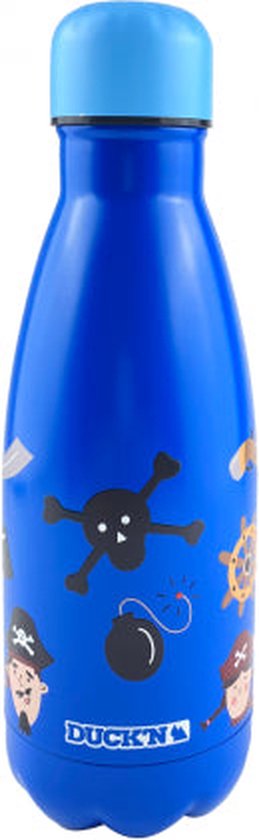 Duck'n Piraten Thermofles - Blauw van Puckator