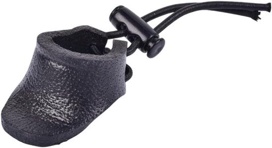 Duimring voor boogschieten - Vingerbescherming van leer - Verstelbare drukknop voor composietboog en traditioneel boogschieten van Merkloos	