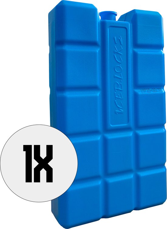 DULA Koelelement - Blauw - 1 stuk - 400 gram - 16x9x3,2cm van DULA