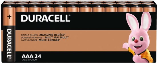 Duracell Alkaline 24x AAA van Merkloos	