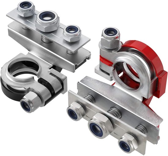 Dussdote Accuklemmen - Driepolige accuklemmen - Voor auto's, boten, campers en caravans van Merkloos	