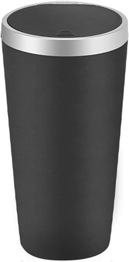 Dustbin met Deksel - Duurzaam - Wasbaar - Lekvrij - Mini Auto Bekerhouder Vuilnisbak voor Auto van Merkloos	