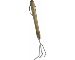 Dutch Garden - Handcultivator Lang - Hoogwaardig RVS - FSC Hout van Dutch Garden
