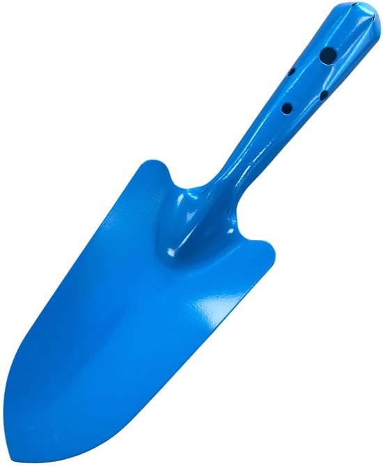 Dutchlander tuinschepje metaal lichtgewicht 27 cm blauw van Merkloos	