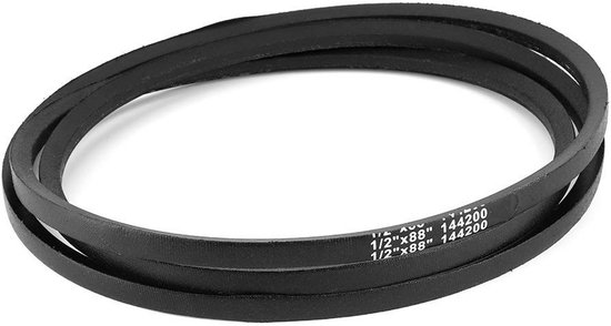 Duurzame Grasmaaierriem 1/2" x 88" Vervanging voor 38" en 44" Zitmaaiers
