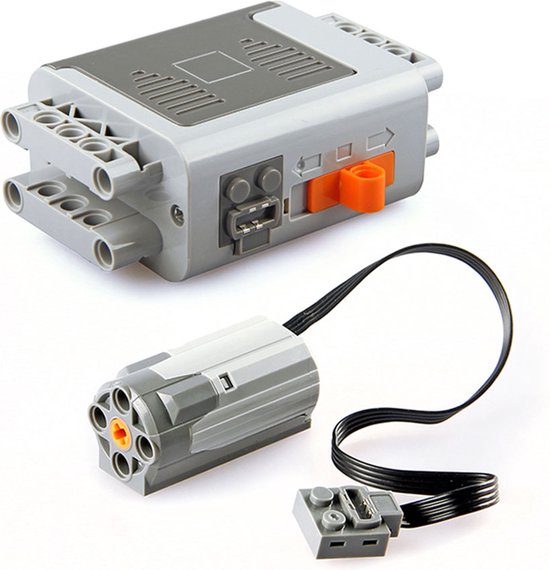 DW4Trading M Motor + Batterijhouder - 6x AA - Serie 8883 + 8881- Compatibel met Grote Merken van DW