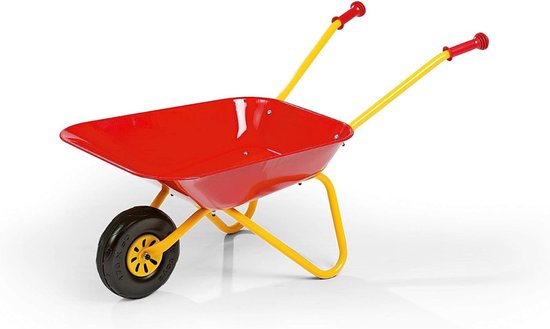 DYNA® Kruiwagen Kind - Kruiwagen Speelgoed - Tuingereedschap Kind - Rood - 80cm x 41cm x 38cm