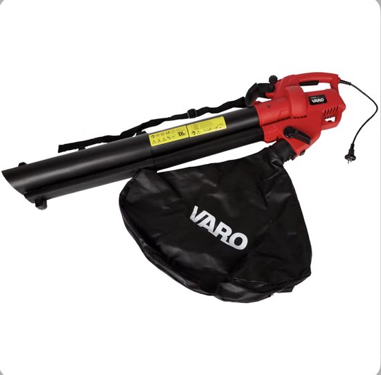 Easyfold® Varo Bladblazer- en Zuiger- Bladblazer- Bladzuiger- Versnipperaar- 40 Liter- 3300 Watt