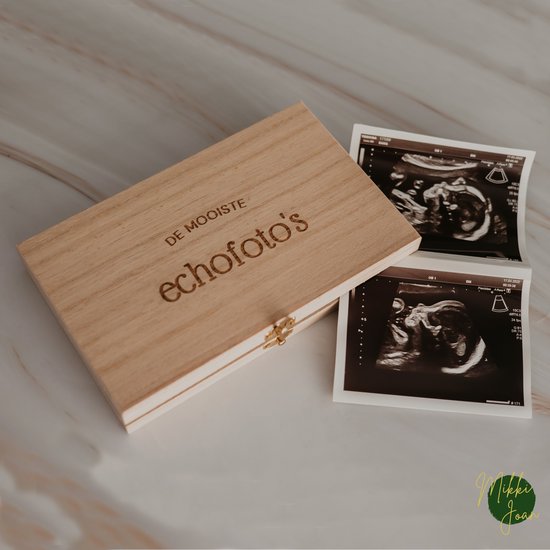 Echo Bewaarkistje - Echo Foto Bewaardoosje - Echo Foto - Kraamcadeau - Echo Foto Bewaren - Mikki Joan van ECHO