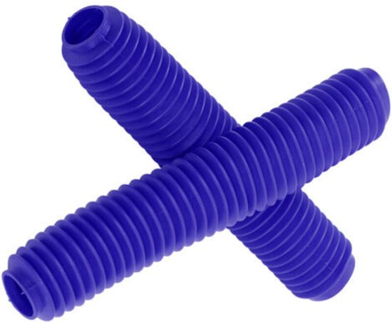 Een set stofkappen geschikt voor de schokdempers van de geschikt voorvork van een motorfiets, geschikt voor Suzuki RM125 DR250 DRZ400 400 blauwe modellen.