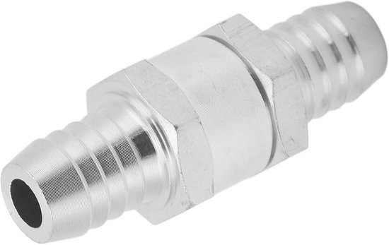 Eenrichtingsterugslagklep - Autoboot 1-weg Terugslagklep 4 Mm-16 Mm Aluminiumlegering Universeel voor Benzine - Biodiesel - Water - Koelvloeistof - Olie(14mm) - Brandstofkleppen en toebehoren van Merkloos	