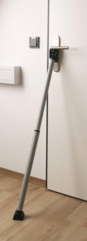 Effectieve Beveiligingsstang voor Deuren en Ramen - Telescoop Deurbeveiliging met Antislip Voet van Merkloos	