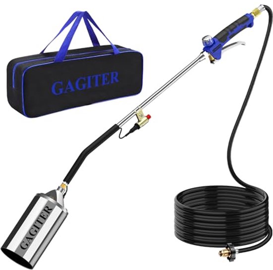 Effectieve Onkruidfakkel met Vlamregelklep en Antisliphandgreep van Kinzo