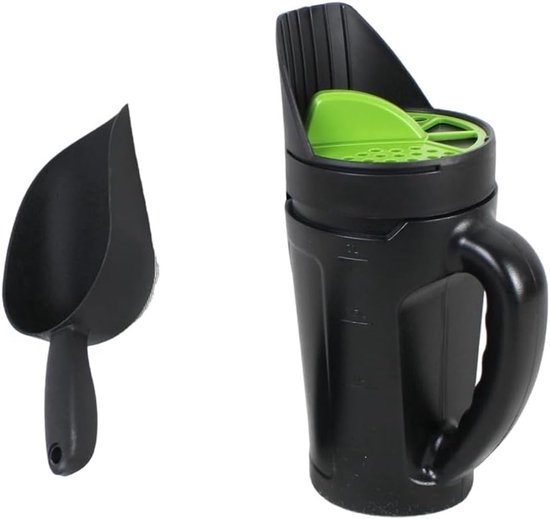 Efficiënte handbediende strooier Handmatige kleine arbeidsbesparende tuinstrooier Geschikt voor grasmeststoffen en sneeuwzouten van Merkloos	