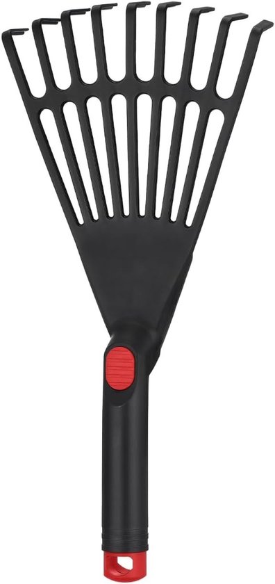 Efficiënte Hark voor Bladeren en Gras - Handgereedschap voor Tuinonderhoud en Camping