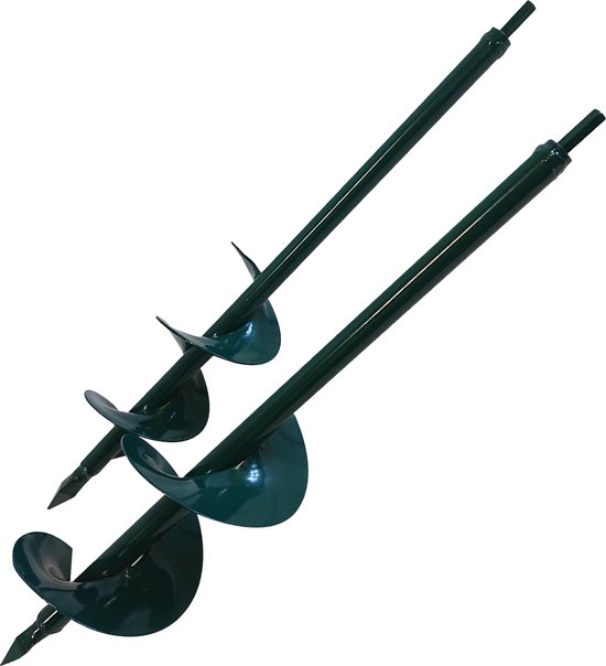 EGI Plantenboren set P7 100mm en P9 - 130 mm - 7/16" (11mm) aansluiting accuboor van Merkloos	