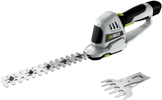 EGO CHT2001E Accu Buxusschaar met 12V Accu en Lader van EGO