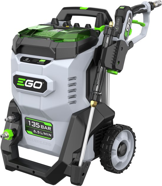 EGO HPW2000E Accu Hogedrukreiniger 135 Bar met 2x 7.5Ah Accu en Snellader van Merkloos	