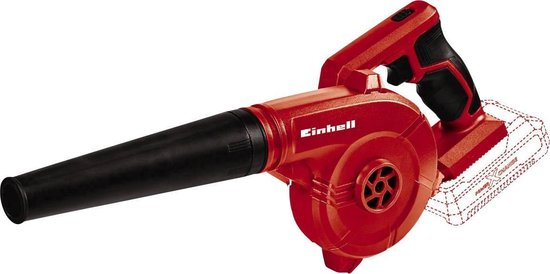 Einhell Accu Blazer TE-CB 18/180 Li Solo - Power X-Change - 18 V/Li-Ion - 2 versnellingen - Luchtsnelheid stand I/II: 130/180 km/u - Incl. 3 mondstukken - Excl. accu en lader van Einhell
