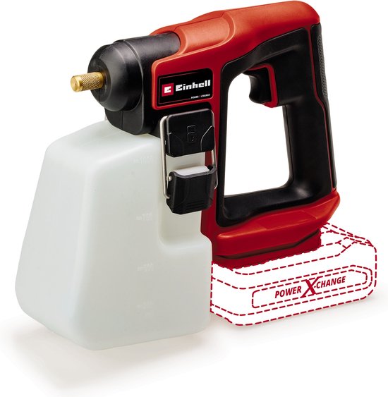 Einhell Accu Drukspuit GE-WS 18/10 Li Solo - Power X-Change - 18 V/Li-ion - Tankinhoud: 1 L - Maximale druk: 1,3 bar - Compact design - Excl. accu en lader van Merkloos	