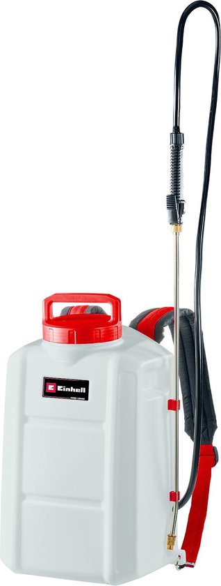 Einhell Accu Drukspuit GE-WS 18/150 Li Solo - Power X-Change - 18 V/Li-ion - Tankinhoud: 15 L - Maximale druk: 4,5 bar - Roestvrijstalen sproeilans - Excl. accu en lader van Merkloos	