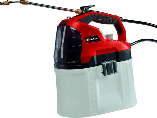 Einhell Accu Drukspuit GE-WS 18/75 Li Solo - Power X-Change - 18 V/Li-ion - Tankinhoud: 7,5 L - Maximale druk: 2,5 bar - Roestvrijstalen sproeilans - Excl. accu en lader van Merkloos	