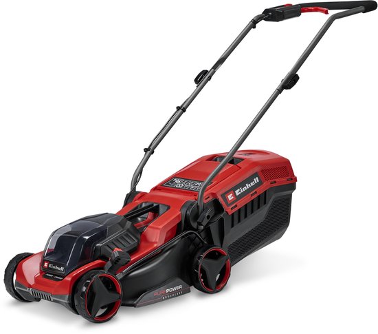 Einhell Accu Grasmaaier GE-CM 18/32 C Li BL Solo - Power X-Change - 18 V/Li-ion - Maaibreedte: 32 cm - Aanbevolen gazonoppervlakte: tot 270 m² - 27 L opvangzak - Maaihoogte: 25-65 mm - Excl. accu en lader van Merkloos	