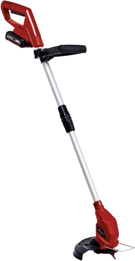 Einhell Accu Grastrimmer GC-CT 18/24 Li Kit - Power X-Change - 18 V/Li-ion - Maaidiameter: 24 cm - Bloembeschermer - Traploos uitschuifbare geleidesteel - Incl. 20 kunststof messen - Incl. 2.0 Ah accu + lader van Einhell