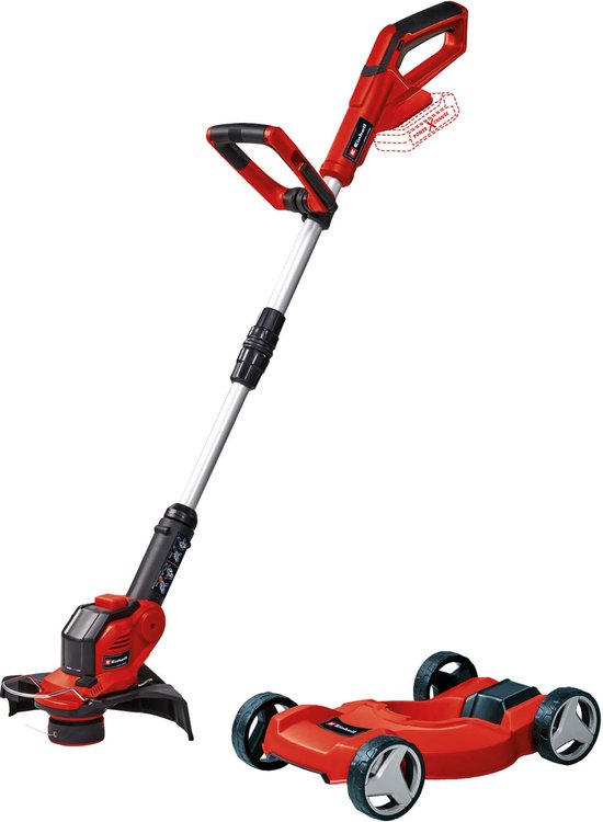 Einhell Accu Grastrimmer GE-CT 18/28 Li TC Solo - Power X-Change - 18 V/Li-Ion - Incl. Trimmer Cart - Maaidiameter: 28 cm - Incl. draadspoel - Excl. accu en lader van Einhell