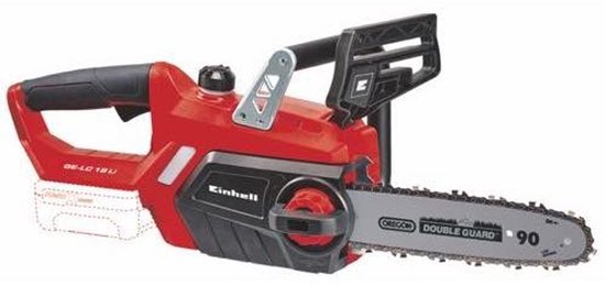 Einhell Accu Kettingzaag GE-LC 18/25 Li Solo - Power X-Change - 18 V/3.0 Ah/Li-Ion - Zwaardlengte: 25 cm - Max. Zaaglengte: 23 cm - Kettingsnelheid: 4,3 m/s - Excl. accu en lader van Einhell