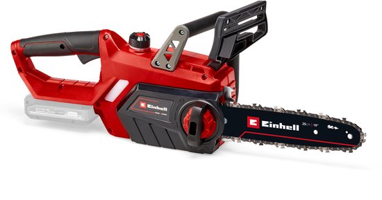 Einhell Accu Kettingzaag GE-LC 18/25 Li Solo - Power X-Change - 18 V/3.0 Ah/Li-Ion - Zwaardlengte: 25 cm - Max. Zaaglengte: 23 cm - Kettingsnelheid: 4,3 m/s - Excl. accu en lader