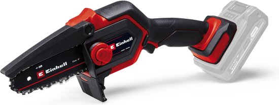Einhell Accu Mini Kettingzaag GE-PS 18/15 Li BL-Solo - Power X-Change - 18 V/Li-ion - Koolborstelloze motor - Zwaardlengte: 20 cm - Max. Zaaglengte: 14 cm - Kettingsnelheid: 4,8 m/s - Excl. accu en lader van Einhell