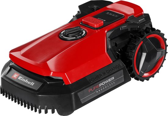 Einhell Accu Robotmaaier FREELEXO 500 - Power X-Change - 18 V/Li-ion - Aanbevolen gazonoppervlakte: tot 500 m² - Maaibreedte 18 cm - Diefstalbeveiliging - Incl. 1x 2.5 Ah Accu van Einhell