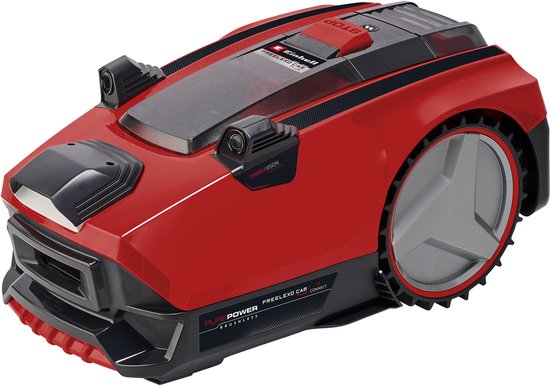 Einhell Accu Robotmaaier FREELEXO CAM PLUS 600 - Power X-Change - 18 V/Li-ion - Camera in plaats van begrenzingsdraad - Aanbevolen gazonoppervlakte: tot 600 m² - Maaibreedte 18 cm - Diefstalbeveiliging - Incl. 1x 4.0 Ah Plus Accu van Einhell