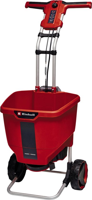 Einhell Accu Strooiwagen GE-SR 18/22 Li Solo - Power X-Change - 18 V/li-ion - 22 L - 6-traps toerentalregeling - 6-traps-strooiregeling - Excl. Accu en lader van Einhell