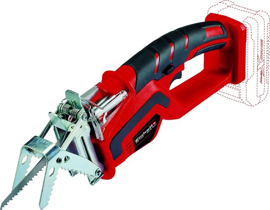 Einhell Accu Takkenzaag GE-GS 18 Li Solo - Power X-Change- 18 V/Li-ion - Max. takdikte: 90 mm - Incl. kwb-zaagblad - Excl. Accu en lader van Einhell