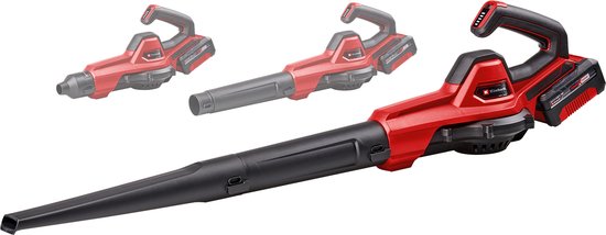 Einhell Accu Universele Blazer GE-UB 36/250 Li E Kit - Power X-Change - 18 V/Li-ion - Blaassnelheid: 250 km/h - 3-delige buis - Elektr. snelheidsregeling met LED-indicatie - Incl. 4.0 Ah Accu en lader van Einhell