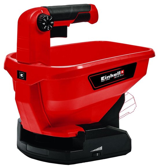 Einhell Accu Universele Strooier GE-US 18 Li Solo - Power X-Change - 18 V/Li-ion - 3,3 L - 6-traps toerentalregeling - 8-traps-strooiregeling - Excl. Accu en lader van Einhell