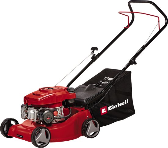 Einhell Benzine Grasmaaier GC-PM 40/2 - 132 cm³ - 2 kW - 4-takt - Maaibreedte: 40 cm - Aanbevolen gazonoppervlakte: tot 800 m² - 45 L opvangbak - Maaihoogte: 25-60 mm van Einhell