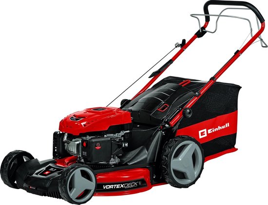 Einhell Benzine Grasmaaier GC-PM 56/2 S HW - 173 cm³ - 2,8 kW - 4-takt - Maaibreedte: 56 cm - Aanbevolen gazonoppervlakte: tot 2200 m² - 90 L opvangbak - Maaihoogte: 25-70 mm van Merkloos	