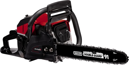 Einhell Benzine Kettingzaag GC-PC 2040 I - 50,4 cm³ - 2 kW - 2-takt - Zwaardlengte: 40 cm - Max. Zaaglengte: 39 cm - Kettingsnelheid: 21 m/s - Automatische kettingsmering van Einhell