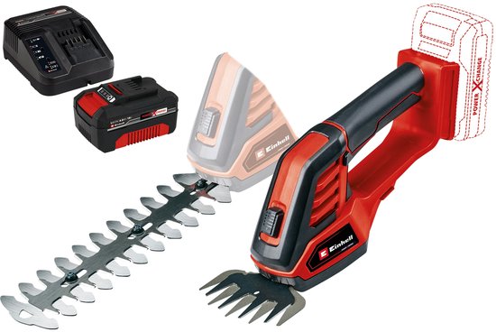EINHELL Cordless Grass and Shrub Shears GE-CG 18/100 Li + Starter Kit van Einhell