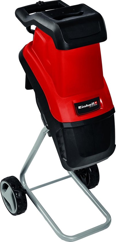 Einhell Elektrische Hakselaar GC-KS 2540 - 2500 W - Max. takdikte: Ø40 mm - 2 omkeerbare messen van speciaal staal - Incl. praktische aanduwstok van Einhell