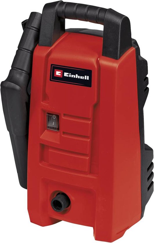 Einhell Elektrische Hogedrukreiniger TC-HP 90 - 1200 W - Max. 90 bar - 372 l/u - Incl. 3m hogedrukslang, pistool, lans en diverse sproeiers van Einhell