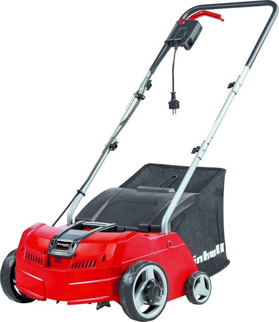 Einhell Elektrische Verticuteerder/Beluchter GC-SA 1231/1 - 1200 W - Voor gazons tot 300 m² - Tot 9 mm werkdiepte - 16 messen - 45 beluchtingsklauwen - 28 L opvangbak van Einhell